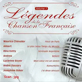 Couverture du produit · LEGENDES DE LA CHANSON FRANCAISE VOLUME 1