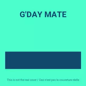 Couverture du produit · G'DAY MATE