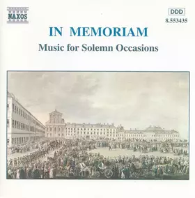Couverture du produit · In Memoriam - Music For Solemn Occasions