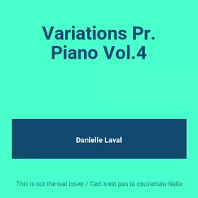Couverture du produit · Variations Pr. Piano Vol.4