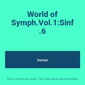 Couverture du produit · World of Symph.Vol.1:Sinf.6
