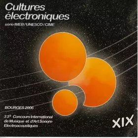 Couverture du produit · Cultures Électroniques 19