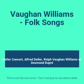 Couverture du produit · Vaughan Williams - Folk Songs