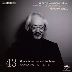 Couverture du produit · Bach : cantates sacrées, vol. 43 BWV 57, 110, 151
