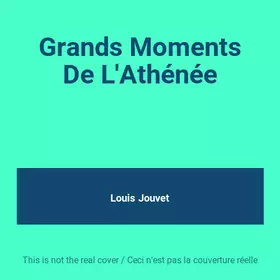 Couverture du produit · Grands Moments De L'Athénée