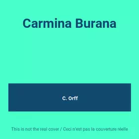 Couverture du produit · Carmina Burana