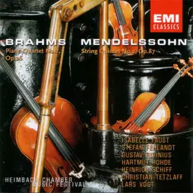 Couverture du produit · Piano Quartet No. 2, Op. 26 / String Quintet No. 2, Op. 87