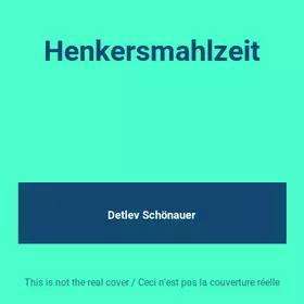 Couverture du produit · Henkersmahlzeit