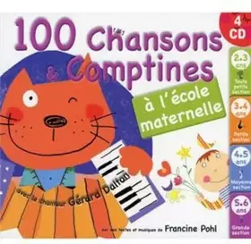 Couverture du produit · 100 Chansons Et Comptines A La Maternelle (4 CD)