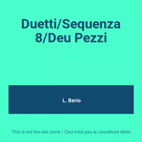 Couverture du produit · Duetti/Sequenza 8/Deu Pezzi