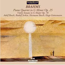 Couverture du produit · Quatuor pour Piano en Sol Mineur Op.25