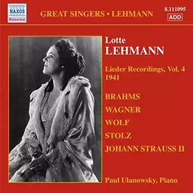 Couverture du produit · Lotte Lehmann, Soprano Lieder Recordings - Volume 4