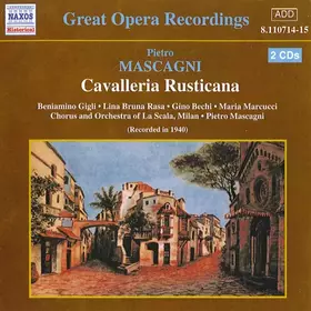 Couverture du produit · Cavalleria Rusticana
