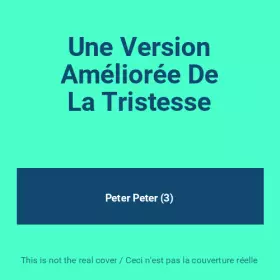 Couverture du produit · Une Version Améliorée De La Tristesse