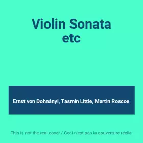 Couverture du produit · Violin Sonata etc