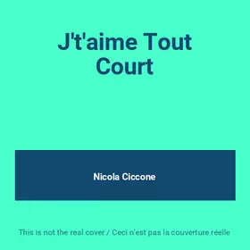 Couverture du produit · J't'aime Tout Court
