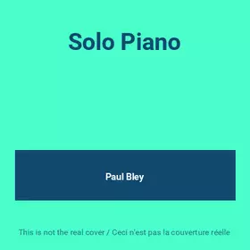 Couverture du produit · Solo Piano