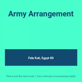 Couverture du produit · Army Arrangement