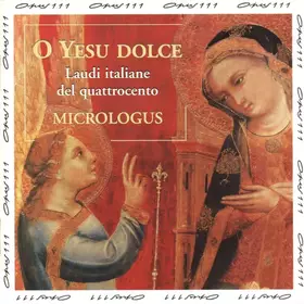 Couverture du produit · O Yesu Dolce: La Lauda A Venezia E Firenze Nel XV Secolo