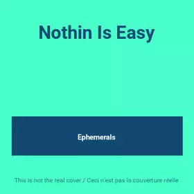 Couverture du produit · Nothin Is Easy