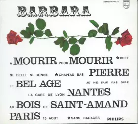 Couverture du produit · Barbara Chante Barbara