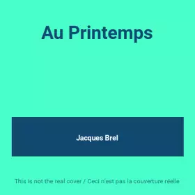 Couverture du produit · Au Printemps