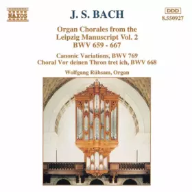 Couverture du produit · Organ Chorales From The Leipzig Manuscript, Vol. 2