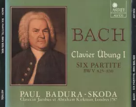 Couverture du produit · Clavier Übung I Six Partite BWV 825-830