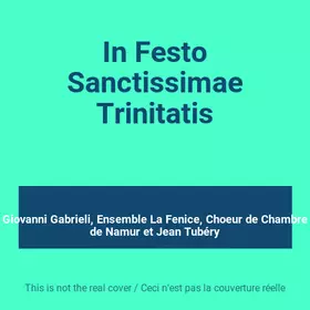 Couverture du produit · In Festo Sanctissimae Trinitatis