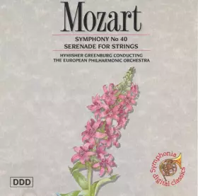 Couverture du produit · Symphony No 40, Serenade For Strings