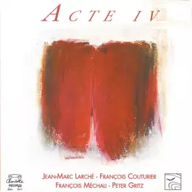 Couverture du produit · Acte IV