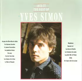 Couverture du produit · 1973-77 The Best Of Yves Simon