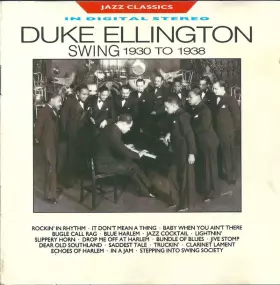 Couverture du produit · Swing 1930 To 1938