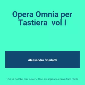 Couverture du produit · Opera Omnia per Tastiera  vol I