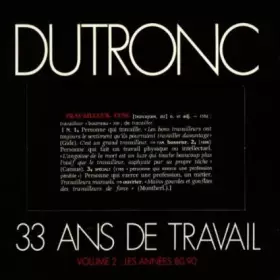 Couverture du produit · 33 Ans De Travail, Volume 2: Les Années 80-90