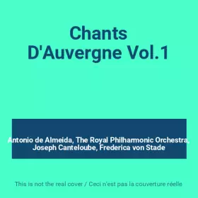 Couverture du produit · Chants D'Auvergne Vol.1
