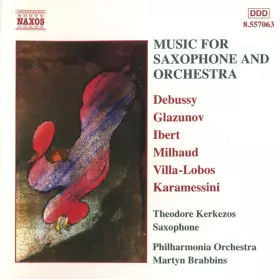 Couverture du produit · Music For Saxophone And Orchestra