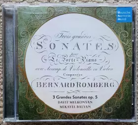 Couverture du produit · 3 Grandes Sonates Op. 5