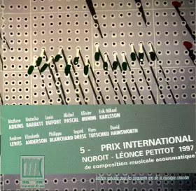 Couverture du produit · Prix International Noroit-Léonce Petitot 1997