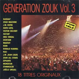 Couverture du produit · Génération Zouk Vol.3