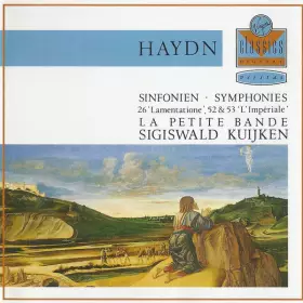 Couverture du produit · Sinfonien 26 'Lamentatione', 52 & 53 'L'Impériale'