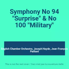 Couverture du produit · Symphony No 94 "Surprise" & No 100 "Military"