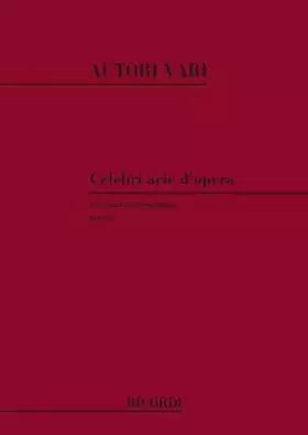 Couverture du produit · CELEBRI ARIE D'OPERA VOLUME 4 : TENORE