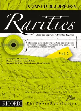 Couverture du produit · Cantolopera: Rarities - Arie Per Soprano Vol. 2 - Vocal - SCORE+CD