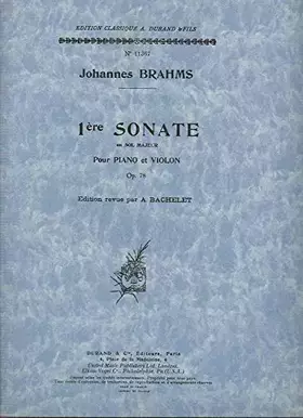 Couverture du produit · Sonate N 1 Violon-Piano