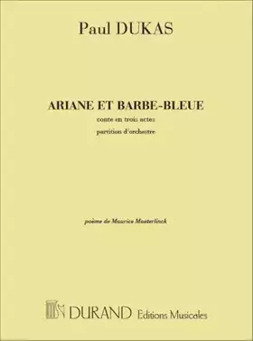 Couverture du produit · Ariane et Barbe-Bleue, pour Orchestre
