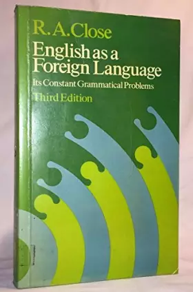 Couverture du produit · English as a Foreign Language