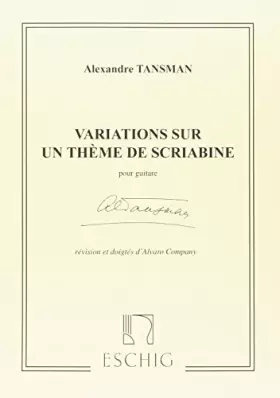Couverture du produit · VARIATION SUR THEME DE SCRIABINE