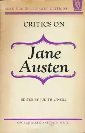Couverture du produit · Critics On Jane Austen. Readings In Literary Criticism
