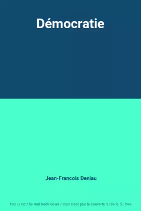 Couverture du produit · Démocratie